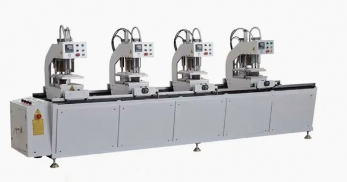 Tugevad PVC UPVC värvilised aknaprofiiliga kiired õmblusteta keevitusmasinad 4 CNC-peaga